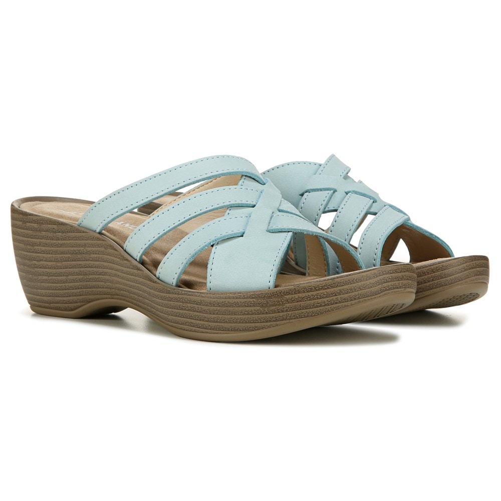 Eastland Women s Poppy Memory Foam Wedge Sandal Famous Footwear
