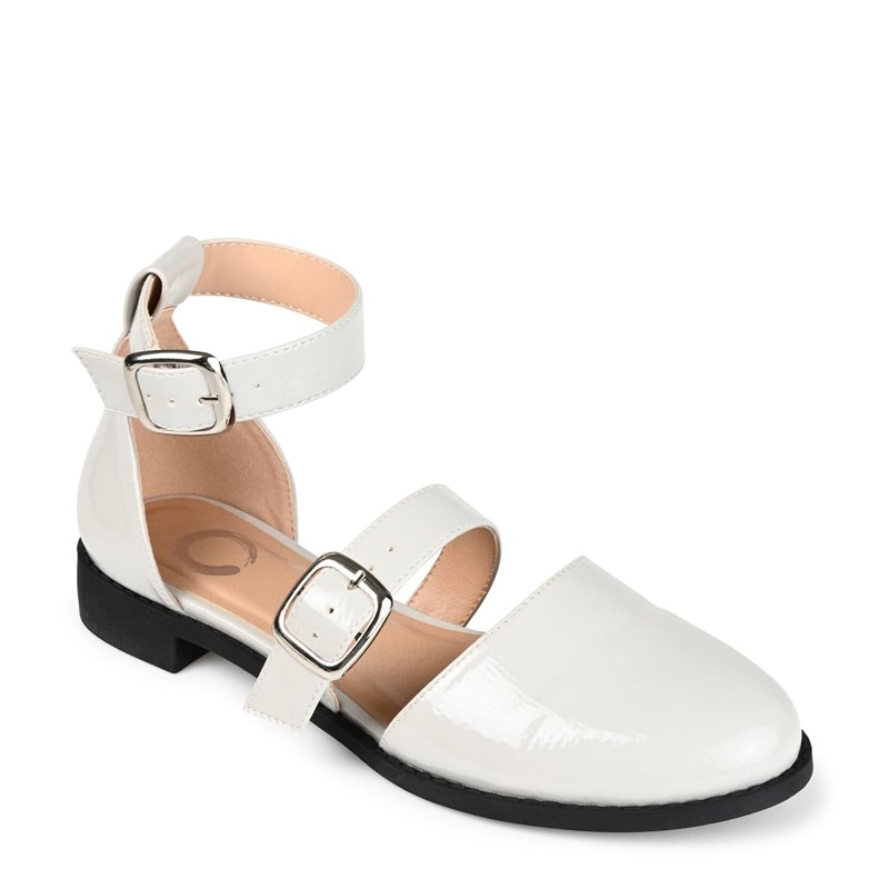 Journee Women's Constance Flat Shoes (Grey) - Size 8.5 M
