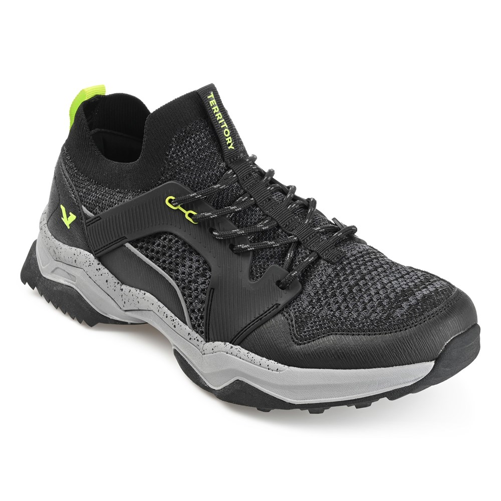 Territory Men s Yosemite Knit Waterproof Trail Sneaker Famous Footwear