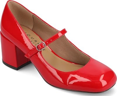 Journee Women's Okenna Wide Mary Jane Pump | Famous Footwear