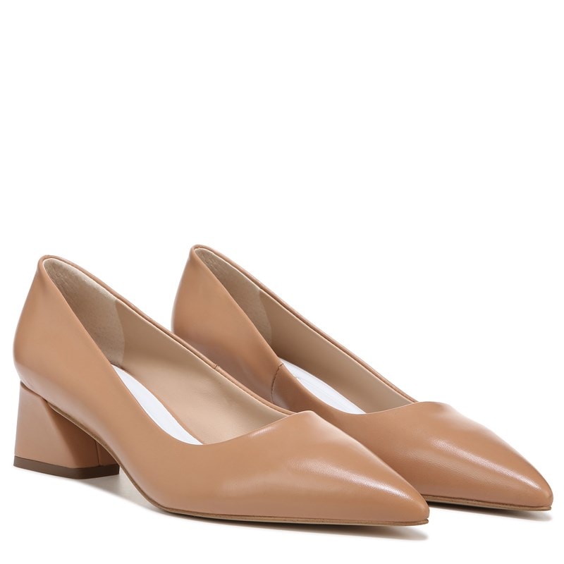 Franco Sarto Women's Racer Pump Shoes (Toffee Tan Leather) - Size 6.0 W