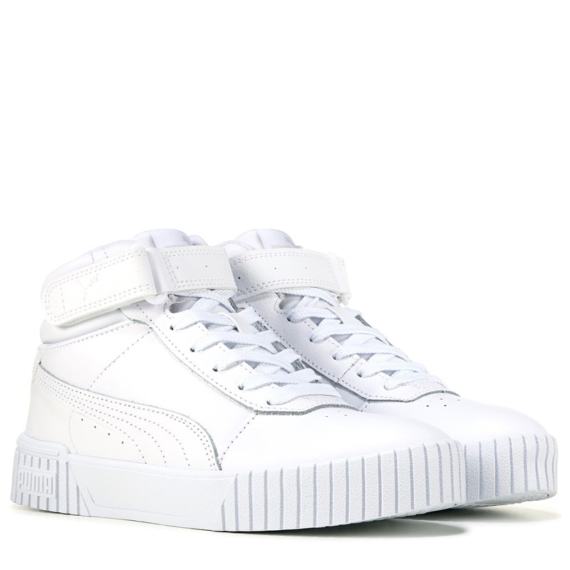 Puma carina shop mid white