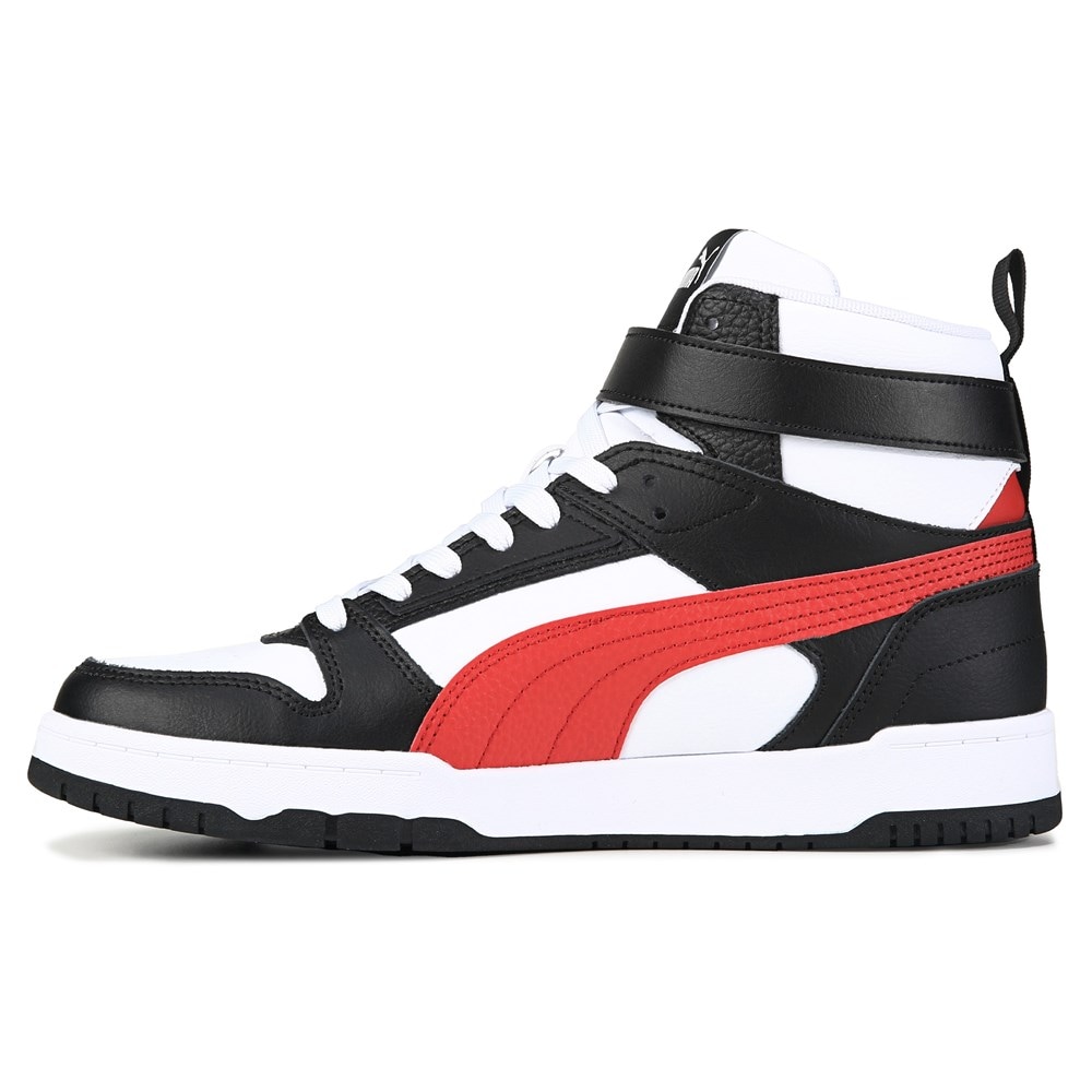 Buy PUMA White RBD Game Leather Lace Up Unisex Sneakers