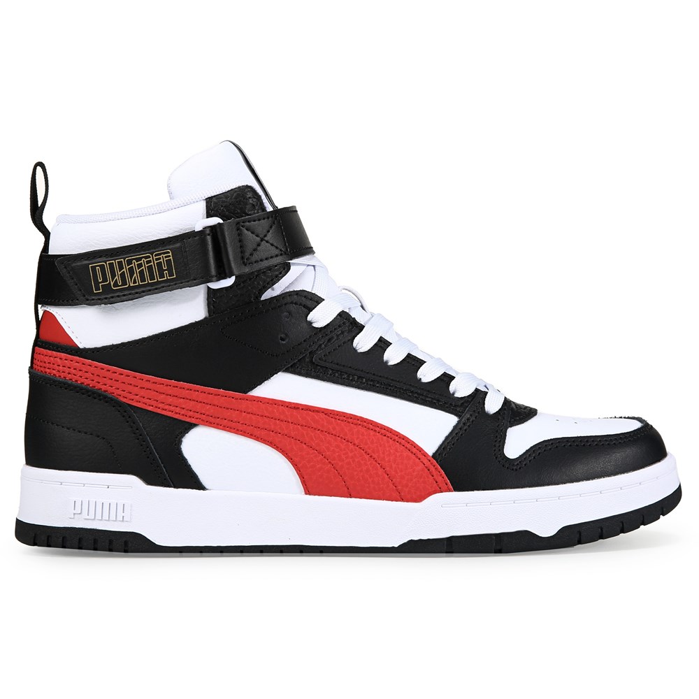 Buy PUMA White RBD Game Leather Lace Up Unisex Sneakers