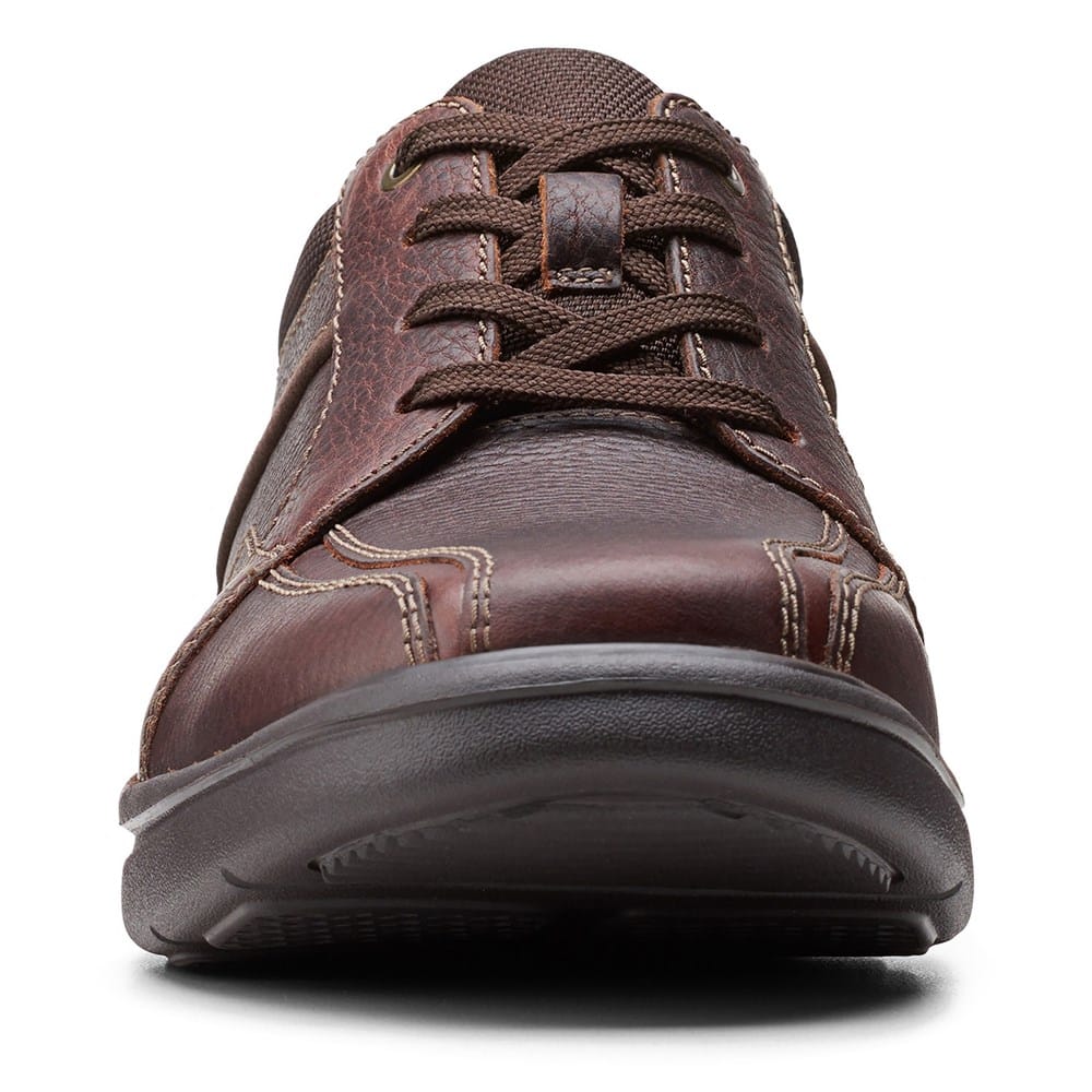 Clarks Men’s Bradley Walk Oxford Brown Tumbled Leather s-l400.jpg main image 4