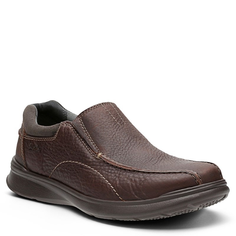 Clarks Men's Cotrell Step Slip On Shoes (Brown Oily Leather) - Size 11.5 W