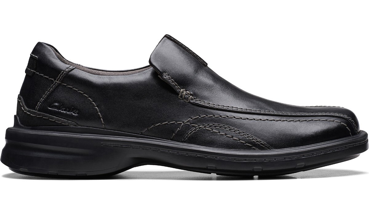 Clarks Men's Gessler Step Medium/Wide Slip On Loafer Famous Footwear