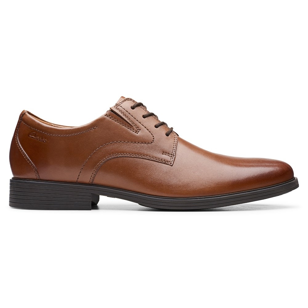 Clarks plain sales toe oxford