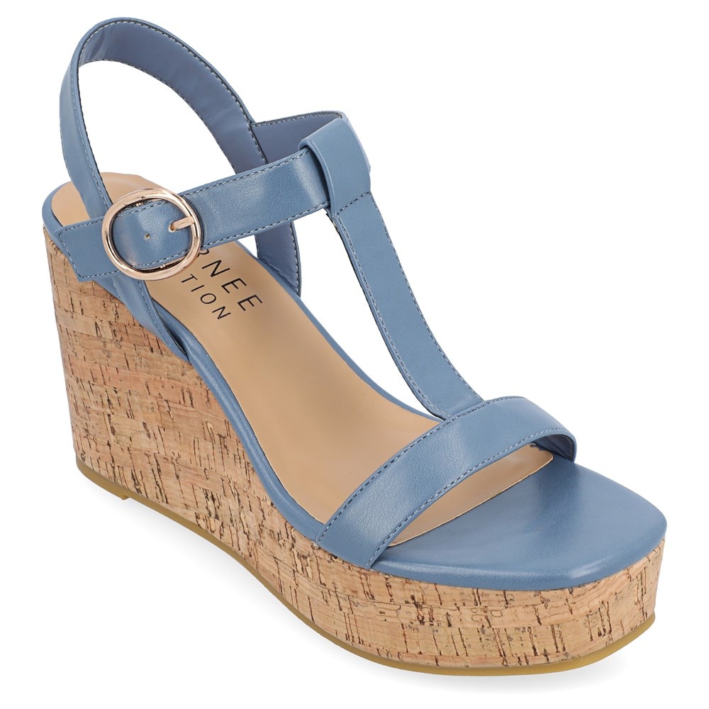 Journee Women's Matildaa Platform Wedge Sandal Famous Footwear