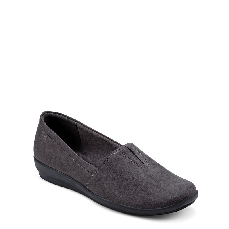 Easy Spirit Women's Arlie Casual Slip On Shoes (Dark Grey Fabric) - Size 9.0 W