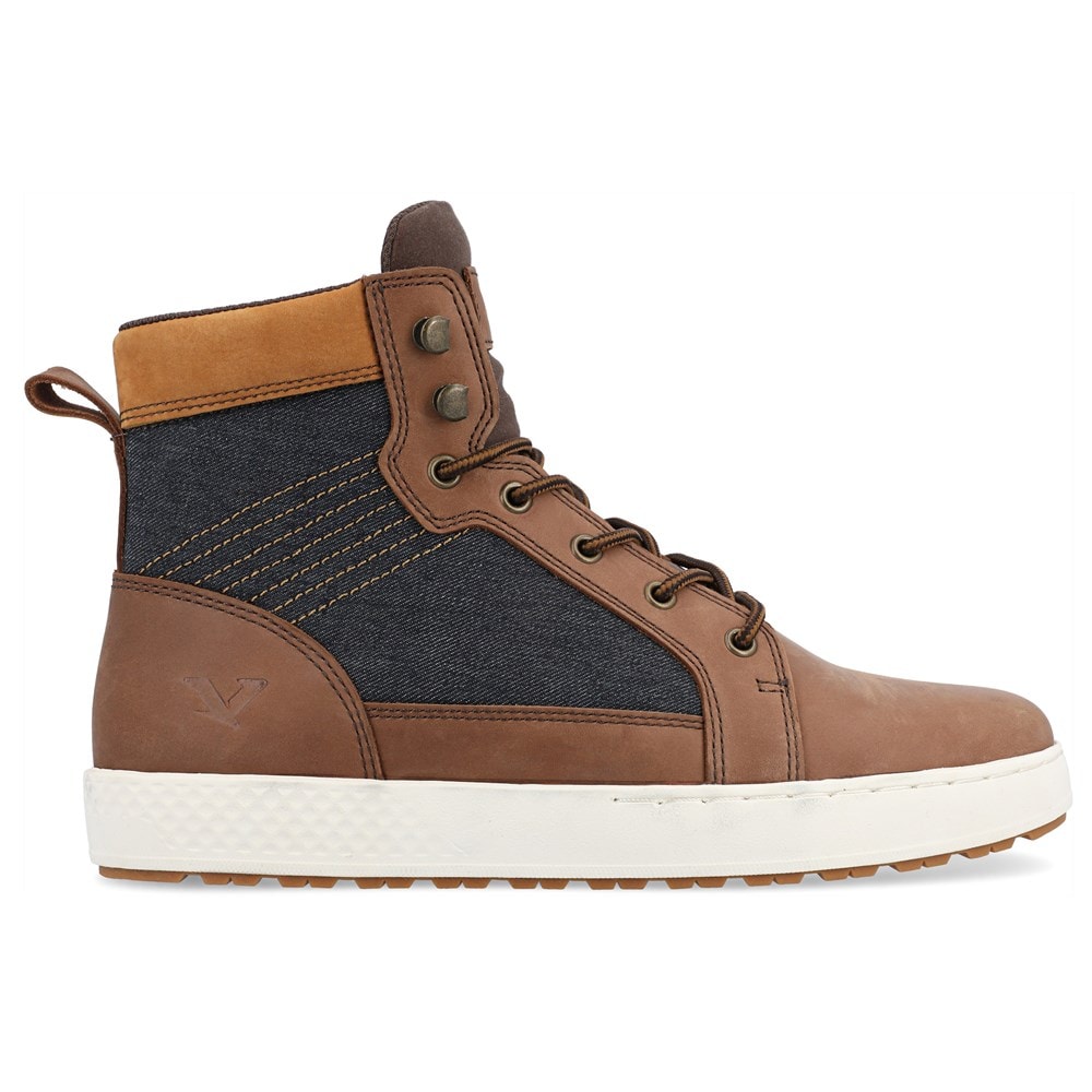 leather sneaker boots mens