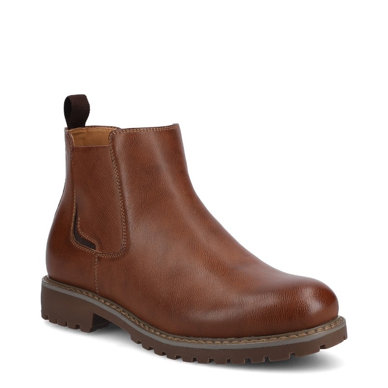 Vance Co. Men's Osmond Round Toe Chelsea Boots (Brown) - Size 13.0 M