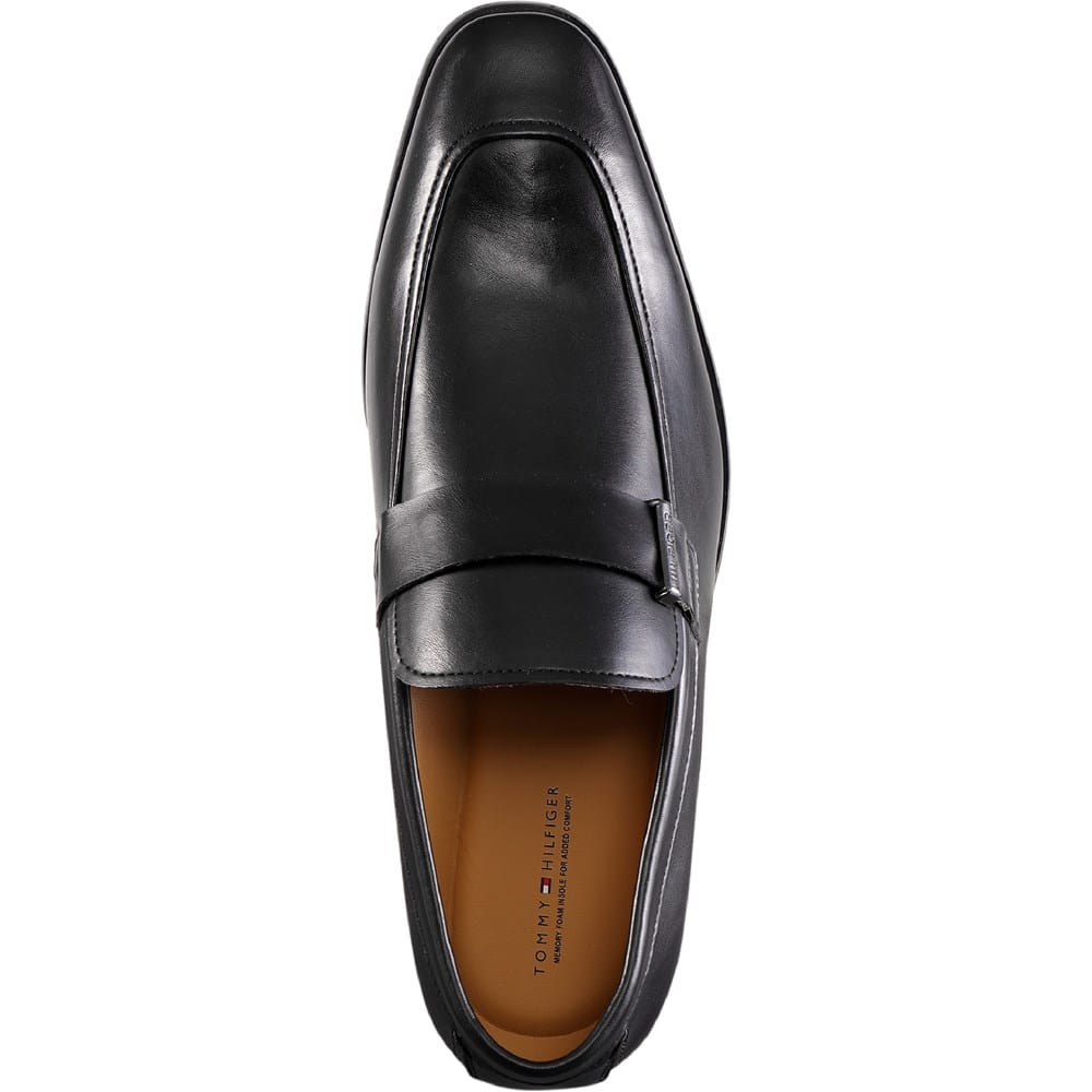 tommy hilfiger men's dress shoes Buford Black 7 Medium Contrasting cuff. Men's Tommy Hilfiger Sawlin Dress