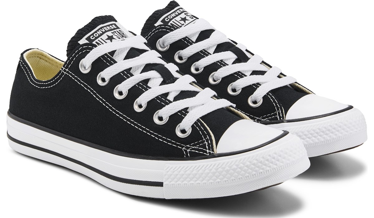 black low top converse