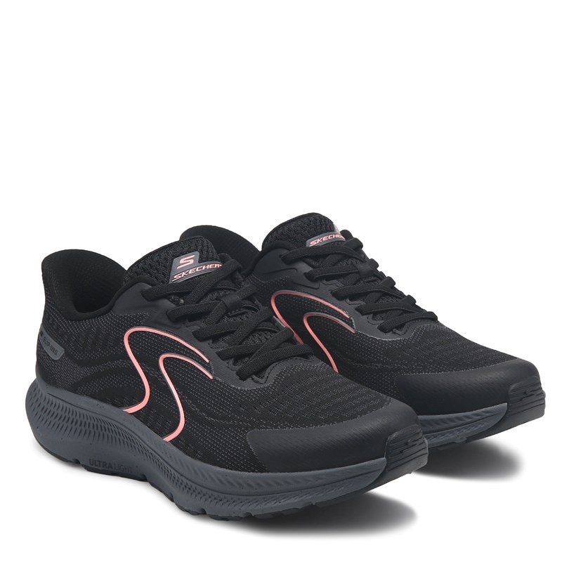 Skechers Women's Slip-Ins Go Run Consistent 2.0 Sneakers (Black/Pink) - Size 7.5 M