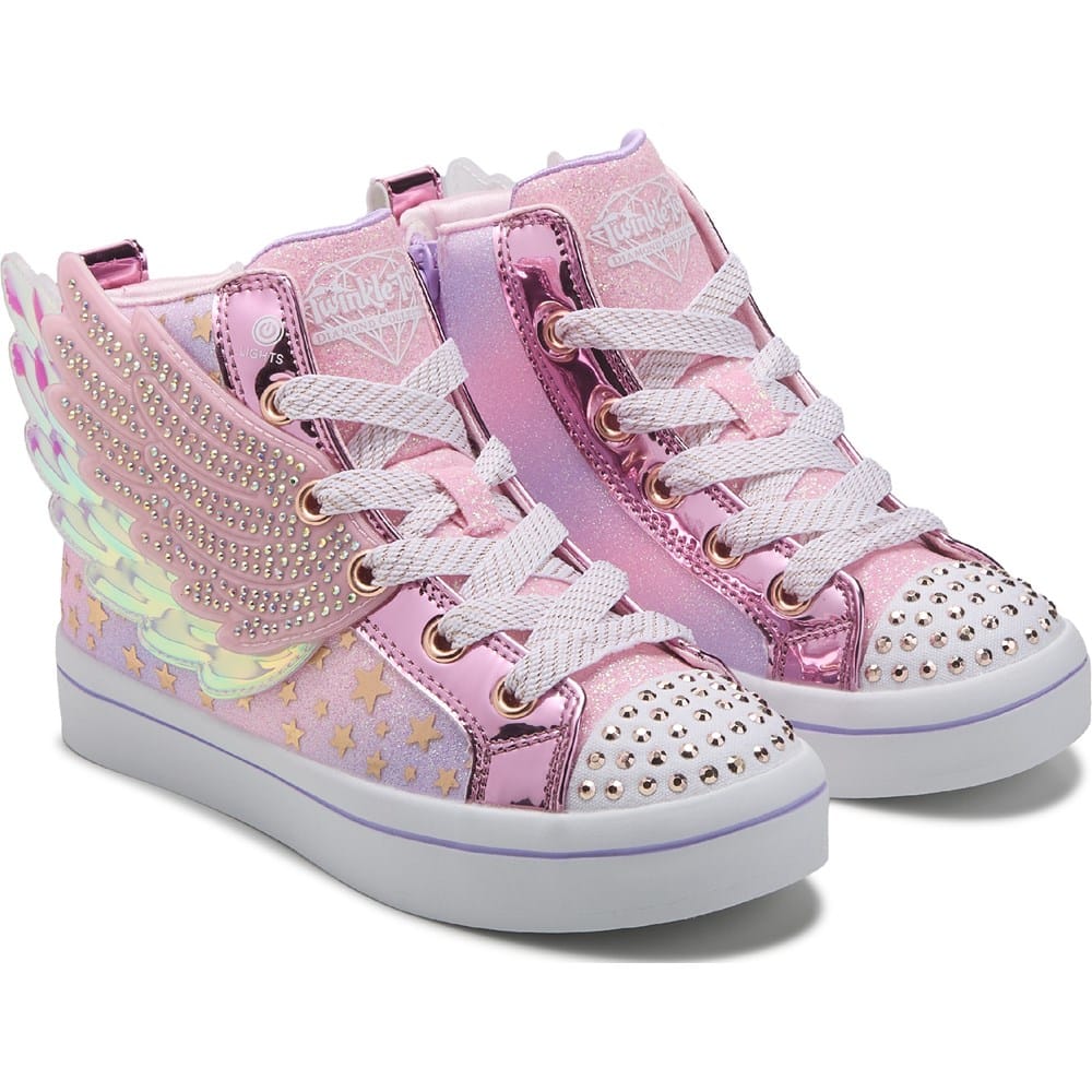 LitaLIFEＶｅｒ．1 Skechers Kids' Twi-Lites Lighted Hi Top Sneaker Toddler/Little Kid