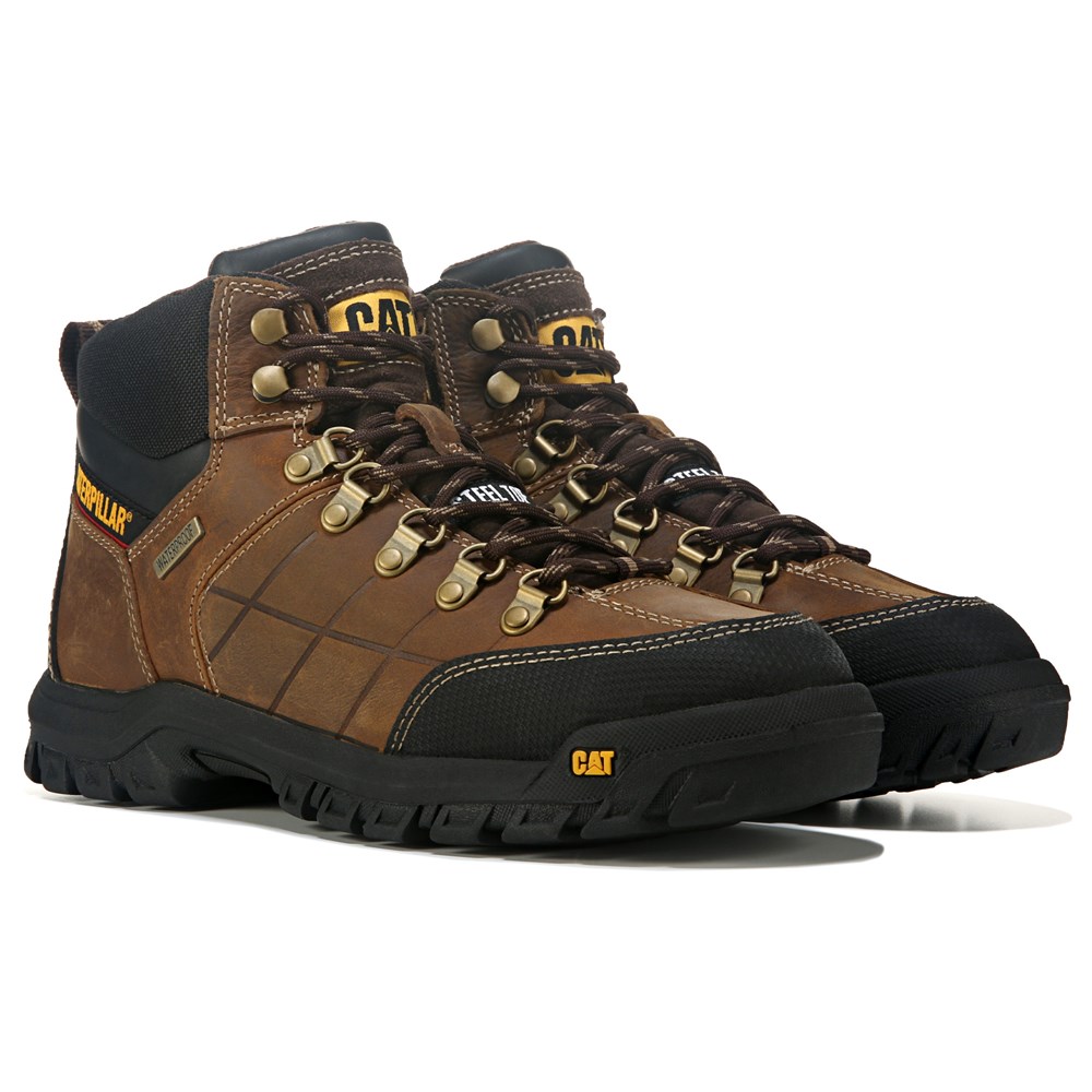 CAT Footwear Men's Threshold Waterproof Steel Toe Work Boots