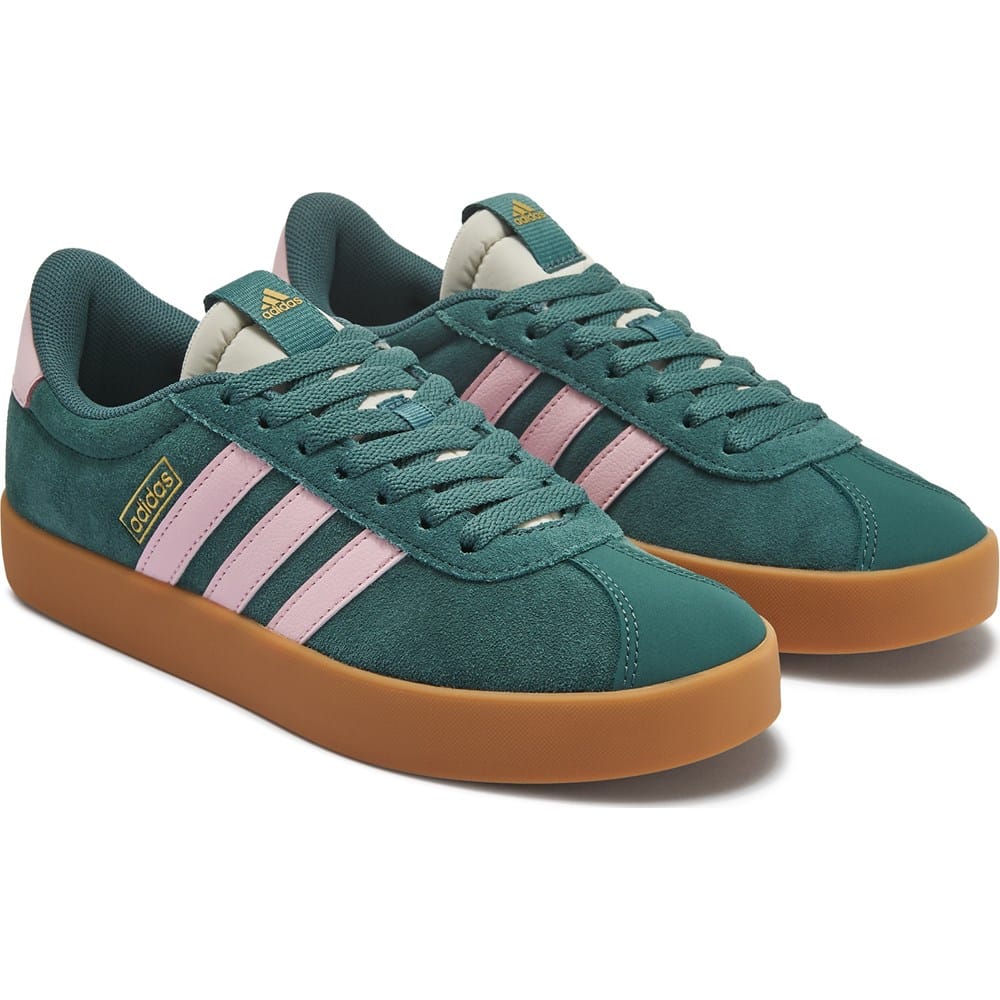 adidas gazelle silver green womens Adidas Womens Gazelle Stack Shoes – Extra Butter main image 1
