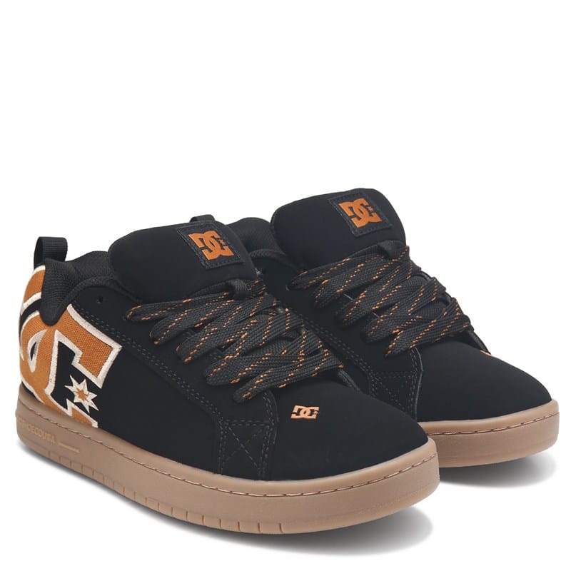 DC Shoes Men's Court Graffik Skate Shoes (Black/Wheat) - Size 10.0 M