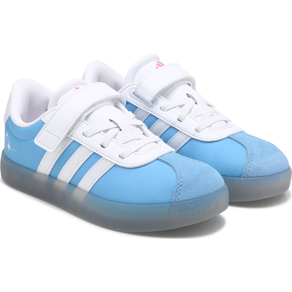adidas Kids' VL Court Sneaker Little Kid Famous Footwear