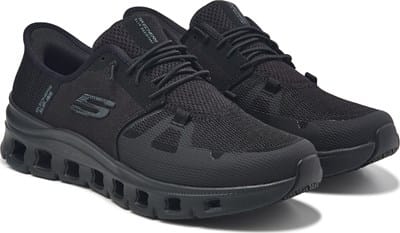 Men's Slip-ins Glide-Step Pro Slip Resistant Sneaker - Black