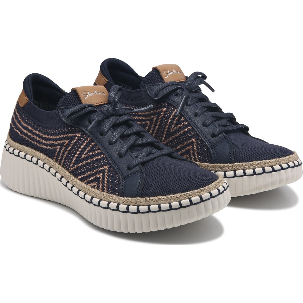 (取寄) スケッチャーズ レディース ウィルシャー ブルーバール - イリュージョン オブ ラブ SKECHERS women Wilshire Boulevard - Illusion Of Love Black/Black Skechers Women's Wilshire Blvd Bellevue Slip On Sneaker | Famous