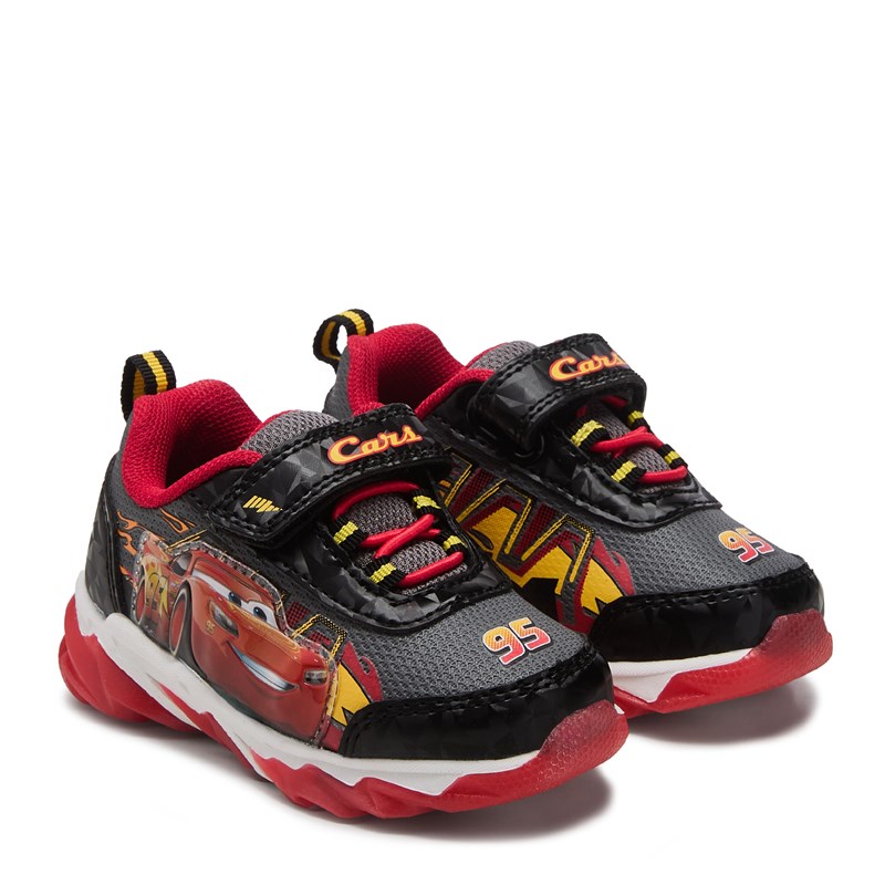 Cars Kids' Cars Light Up Sneaker Toddler/Little Kid Shoes (Black/Red) - Size 9.0 M