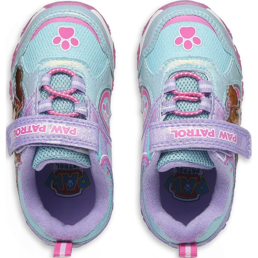 lampu led paw patrol girl light up shoes