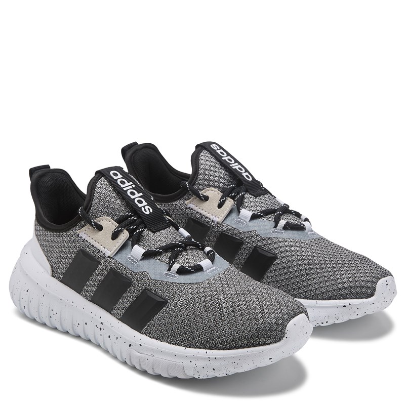 Adidas Kids' Kaptir 4.0 Running Shoe Little/Big Kid Shoes (White/Black) - Size 11.0 M