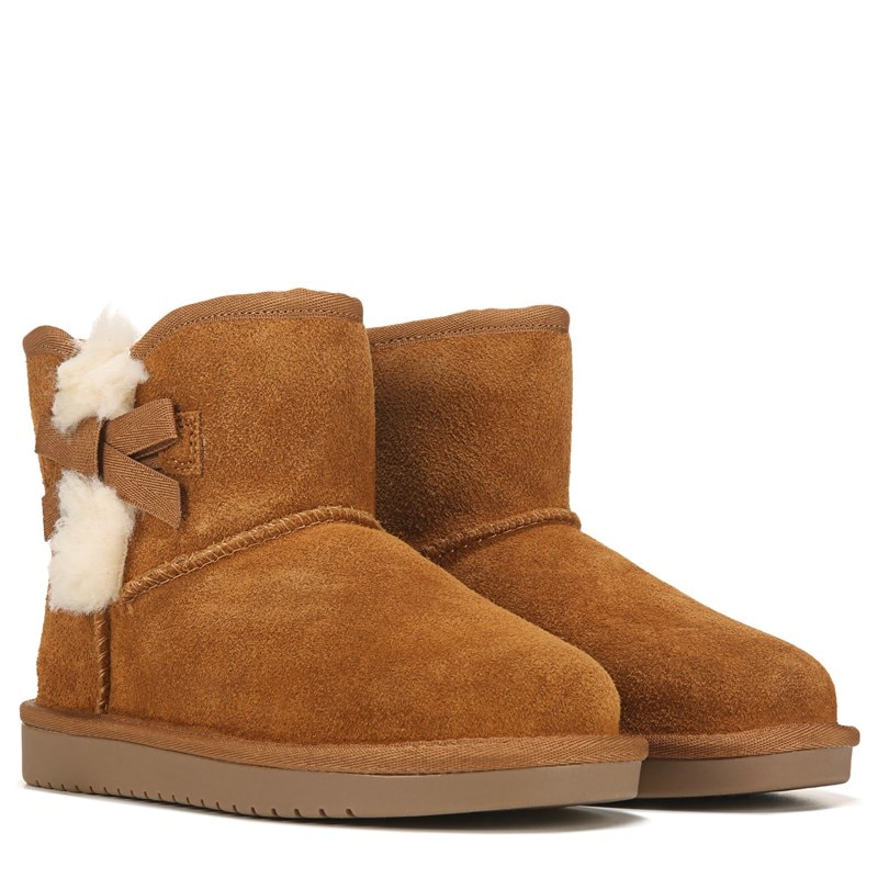 Koolaburra by Ugg Kids' Victoria Mini Boot Little/Big Kid Boots (Chestnut) - Size 2.0 M