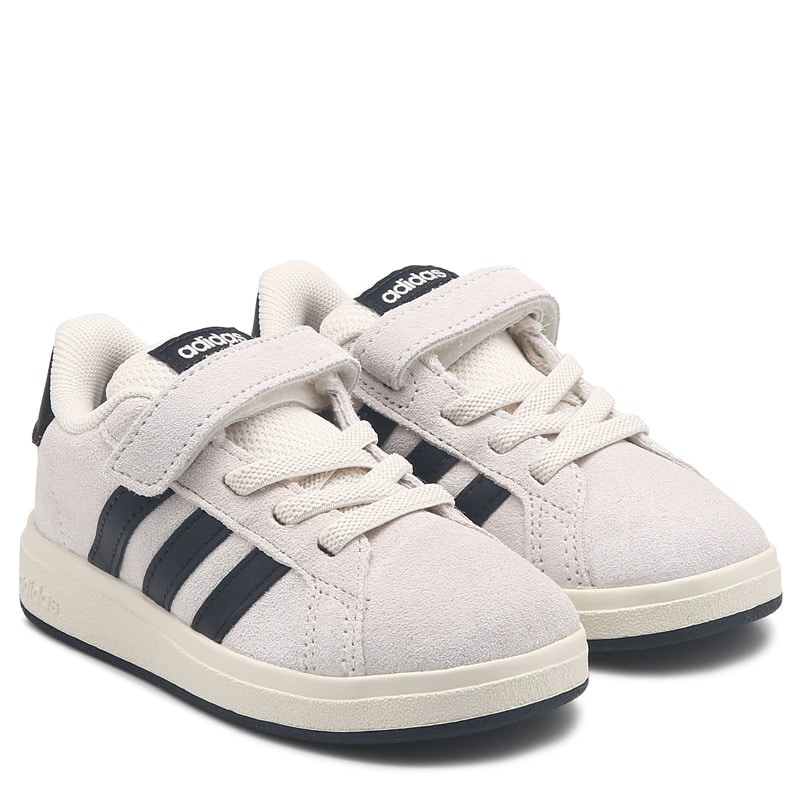 Adidas Kids' Grand Court 2000s Sneaker Toddler Shoes (White/Black) - Size 6.0 M