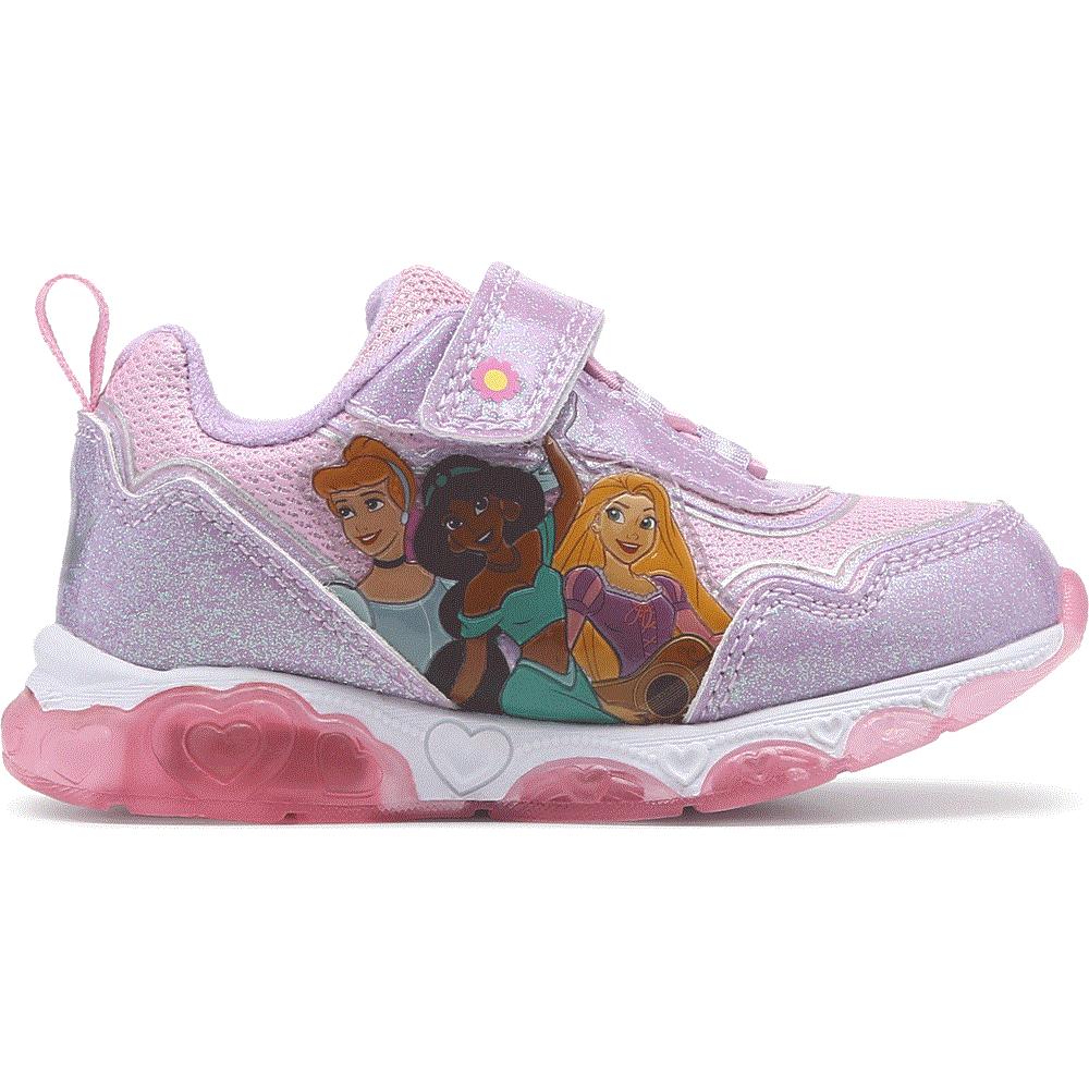 Girls' purple footwear - Disney princess light up sneaker