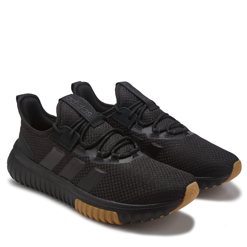 Adidas Men's Kaptir 4.0 Sneakers (Black/Gum) - Size 8.5 M