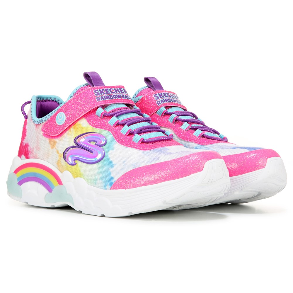 toilet Presenter Ugle Skechers Kids' Rainbow Racer Clouds Light Up Sneaker Little/Big Kid |  Famous Footwear