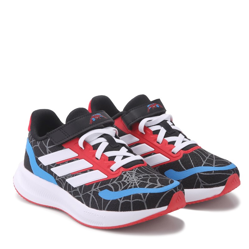 Adidas Kids' Marvel Spiderman Runfalcon 5.0 Little Kid Shoes (Black/Blue/Red Spiderman) - Size 1.0 M