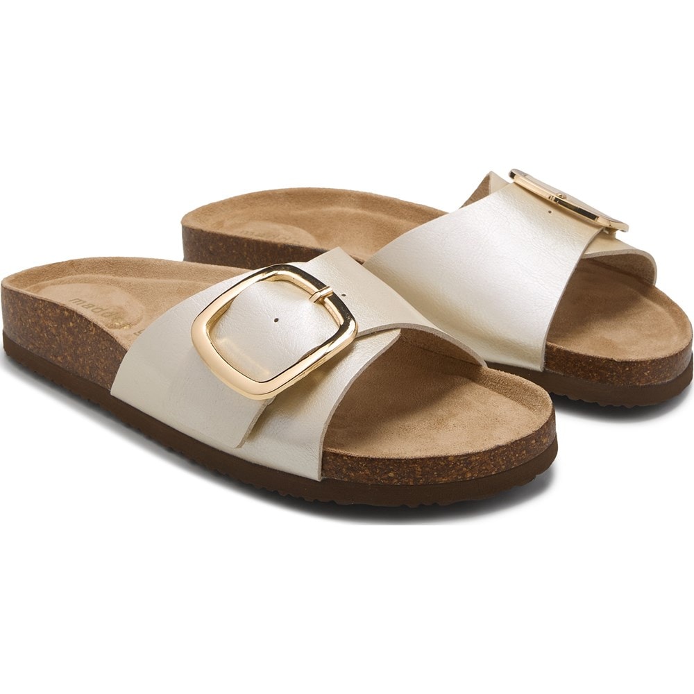 Madden Girl Women's Banner Footbed Sandal Famous Footwear