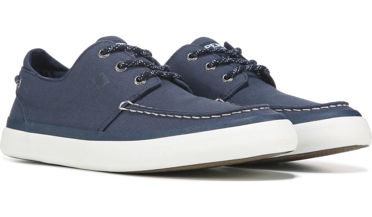 sperry men's canvas shoes