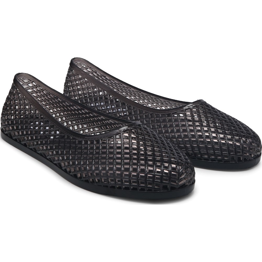 Steve Madden Women's Gyzmo Jelly Ballet Flat Famous Footwear