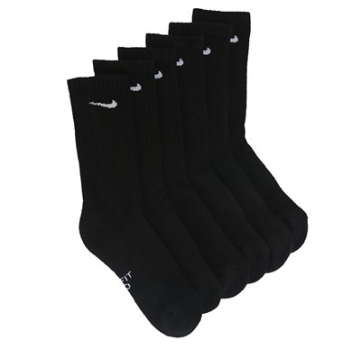 nike black crew socks medium