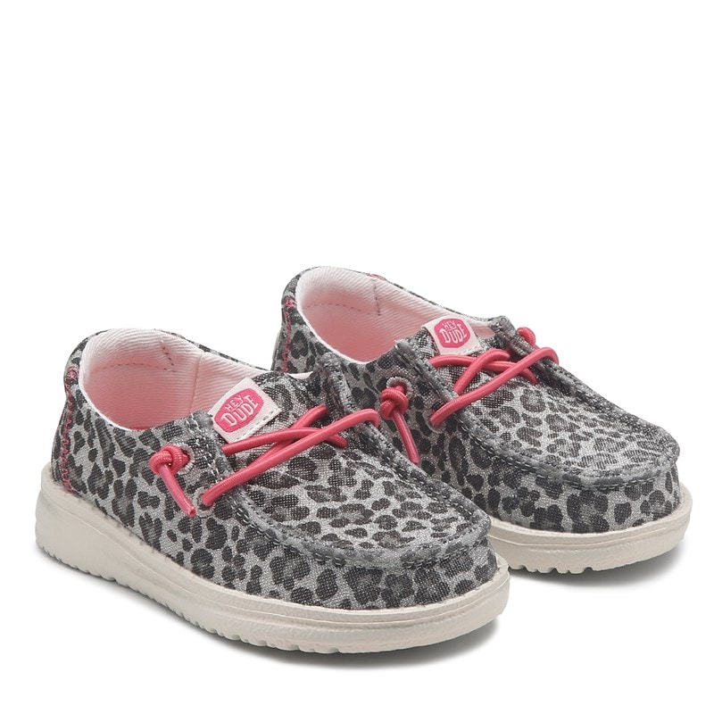 Heydude Kids' Wendy Slip On Shoe Toddler Shoes (Leopard Multi) - Size 7.0 M