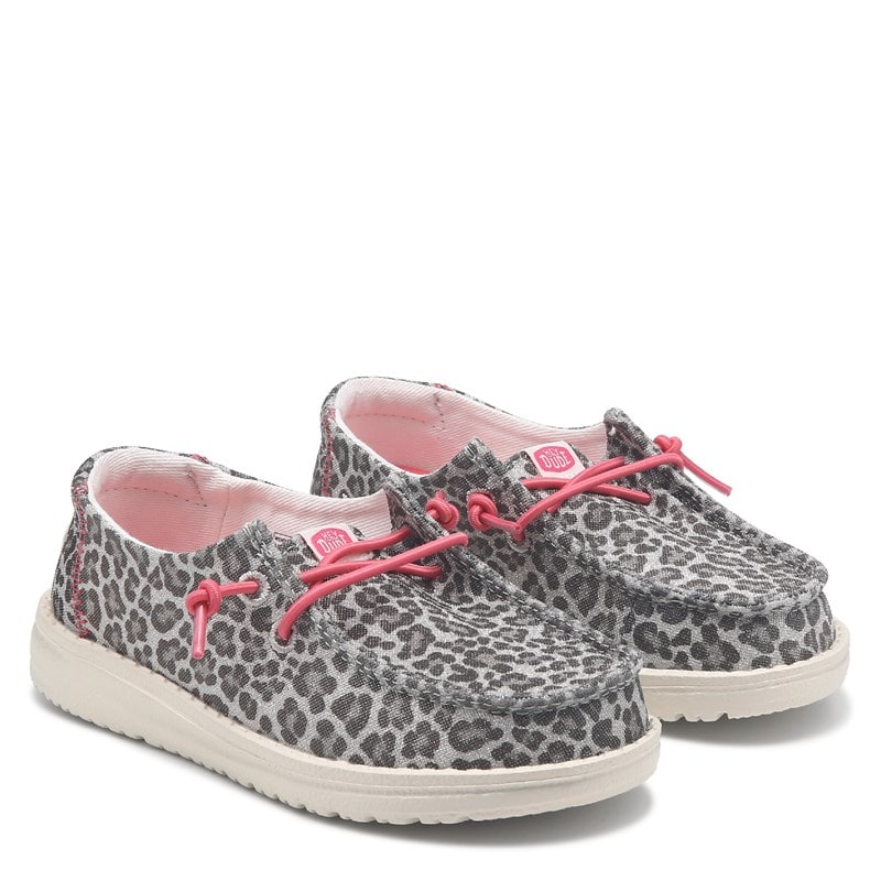 Heydude Kids' Wendy Slip On Shoe Little/Big Kid Shoes (Leopard Multi) - Size 1.0 M
