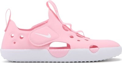 nike sandals clear bottom