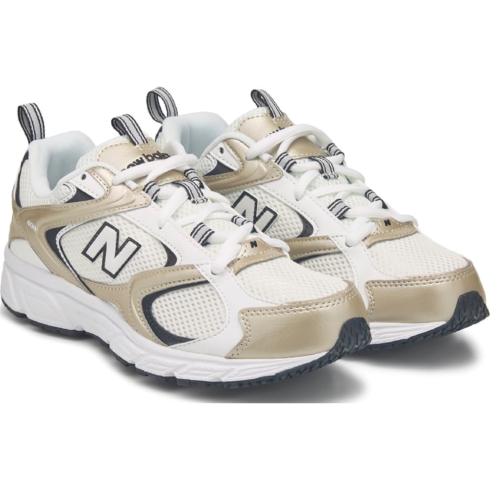 New Balance Tan and White Athletic Shoes (unisex mns sz 8/wms sz 9.5) New Balance Beige M Width Athletic Shoes for Women for sale  main image 4