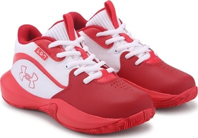 Kids' Lockdown 7 Basketball Shoe Little Kid - White/Red