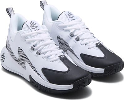 Kids' Curry 3Z25 Basketball Shoe Big Kid - White/Black