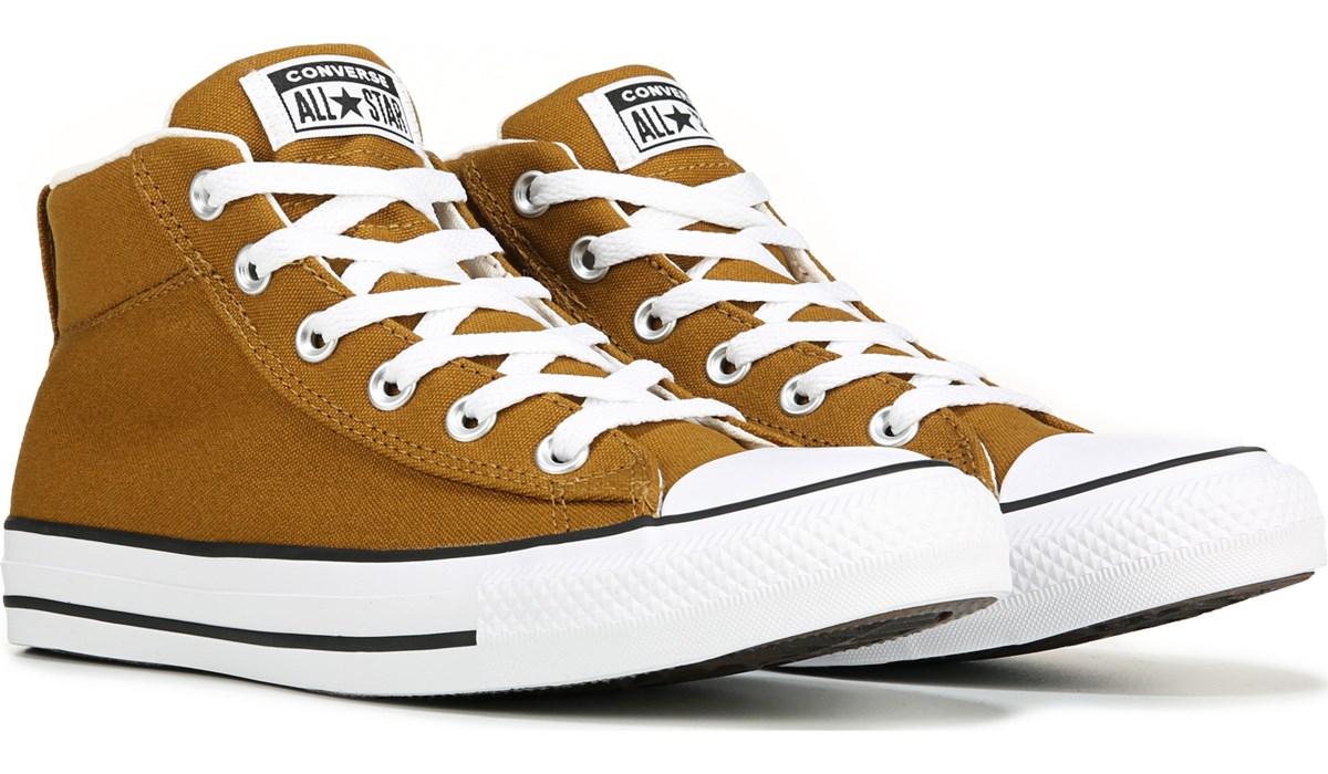 converse street canvas mid top sneaker
