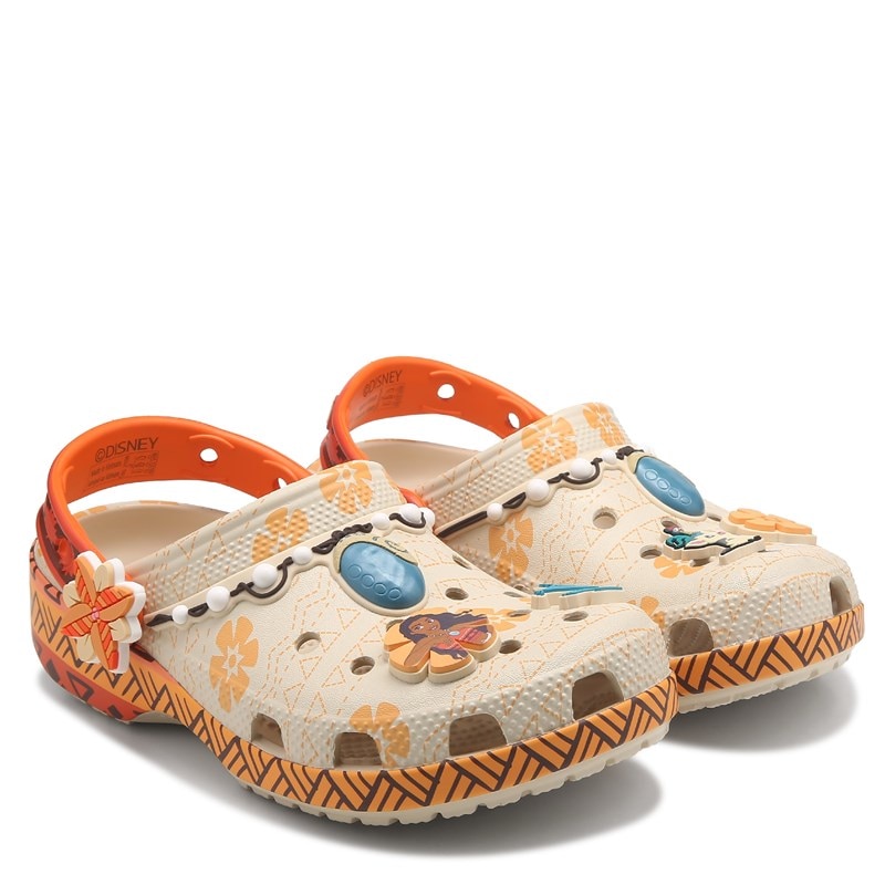 Crocs Kids' Disney Moana II Classic Clog Little/Big Kid Shoes (Moana Multi) - Size 11.0 M