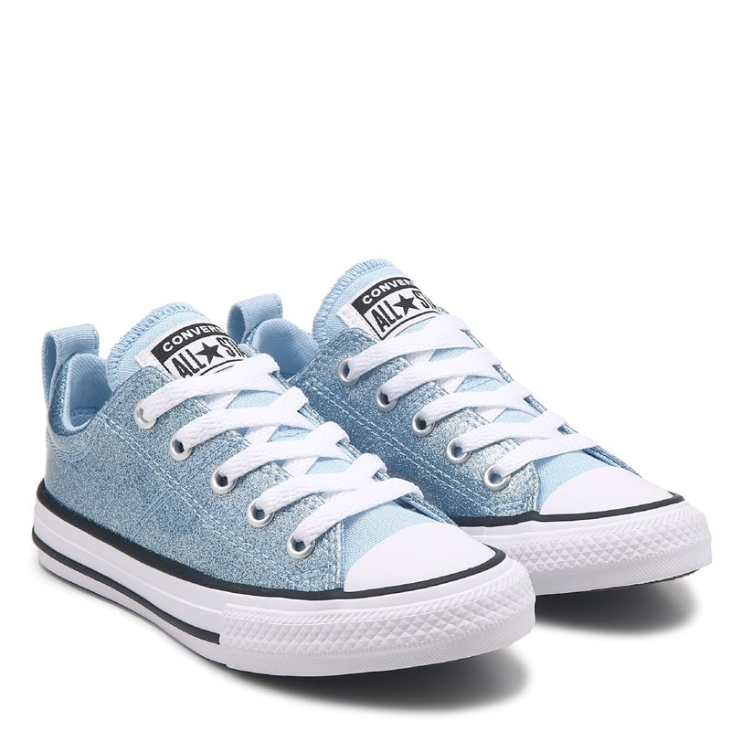 Converse Kids' Chuck Taylor All Star Madison Low Sneaker Little Kid Shoes (Blue/White) - Size 2.0 M