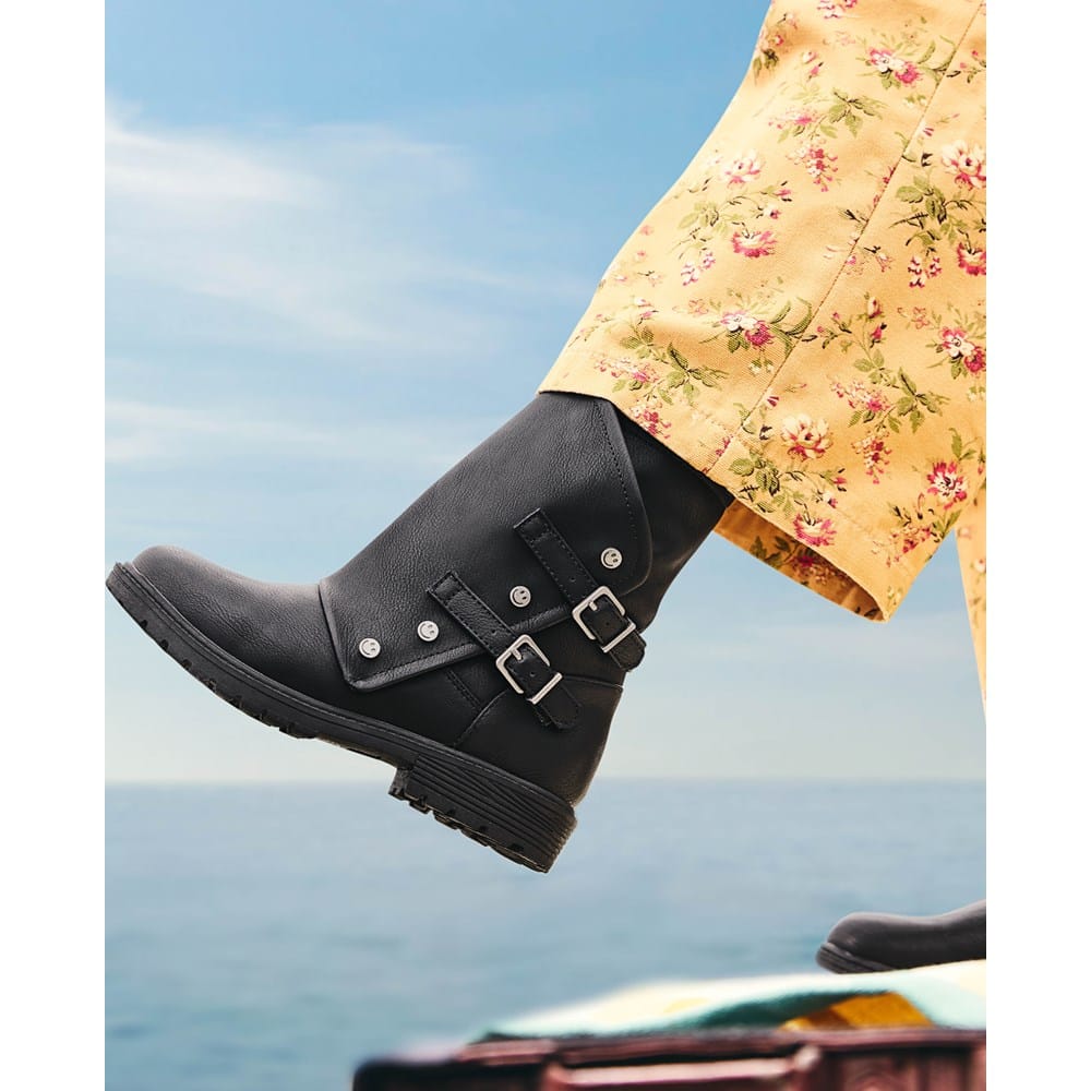 メルヘンリリス Blowfish Malibu Kids' Rylee Moto Boot Little/Big Kid | Famous Footwear