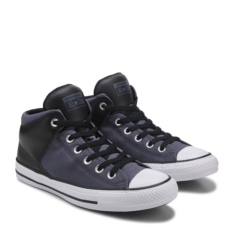 Converse Men's Chuck Taylor All Star High Street High Top Sneakers (Grey/Black) - Size 6.0 M